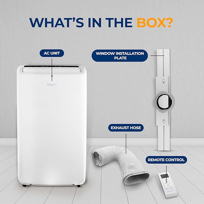 SereneLife Small Air Conditioner Portable 14, 000 BTU - Image 7