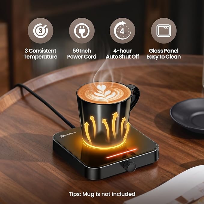 Maestri House Mug Warmer, Electric Coffee Cup Warmer - Image 3