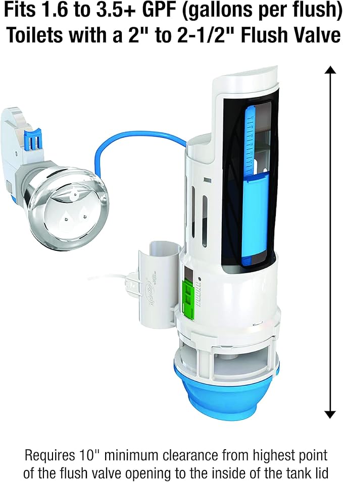 Danco HYR270 Hydroright Water-Saving Dual Flush Valve - Image 3