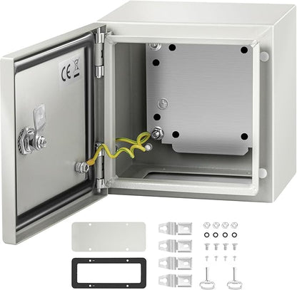 VEVOR NEMA Steel Enclosure, IP66 Waterproof & Dustproof, Outdoor/Indoor by VEVOR