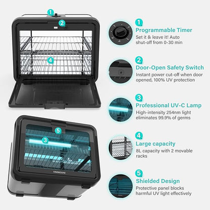 KING&DUKE UV Sanitizer Box & Phone Sanitizer - Image 3