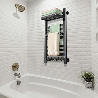 Electric Towel Warmer, Wall Mounted Heated Towel Racks - Image 4