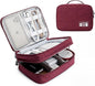 mygreen Travel Cable Organizer Bag, Two-Layer Electronics Accessories Organizer by mygreen