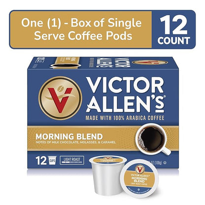 Victor Allen's Coffee Morning Blend, Light Roast, Single Serve Coffee Pods - Image 3