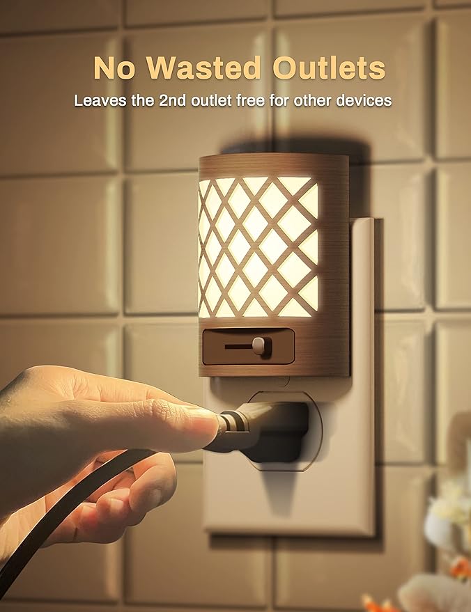 DORESshop Night Light, Night Lights Plug Into Wall, Plug in Night Light - Image 4