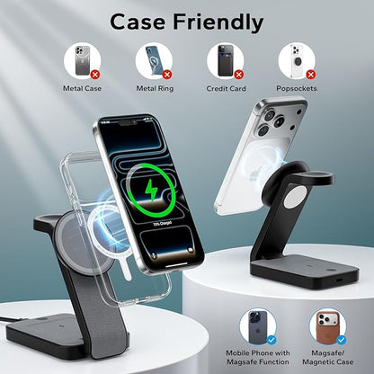 Eazpower 3 in 1 Foldable Wireless Charging Station - Image 4