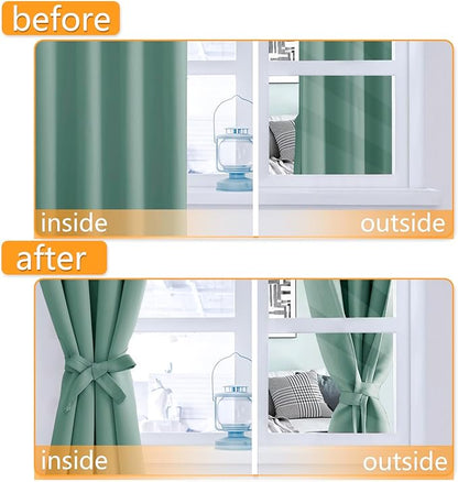 Hiasan Short Blackout Curtains for Bedroom - Image 5