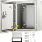 VEVOR NEMA Steel Enclosure, IP66 Waterproof & Dustproof, Outdoor/Indoor by VEVOR