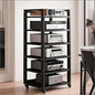 Dernoing 6 Tier Audio Rack Tower, CD Record Player Stereo Receiver AV Equipment by Dernoing