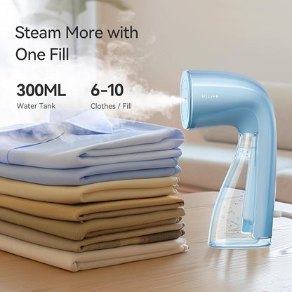 HiLIFE Upgraded Steamer for Clothes, Handheld Portable Design, 1100W Powerful - Image 3