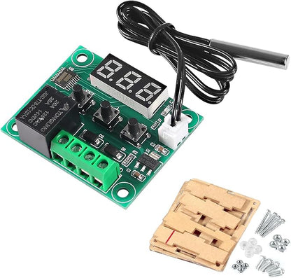 AEDIKO W1209 DC 12V Digital Temperature Controller Board Blue Digital Display - Image 4