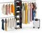 Closet System, Wood Tower Closet Storage by Unknown