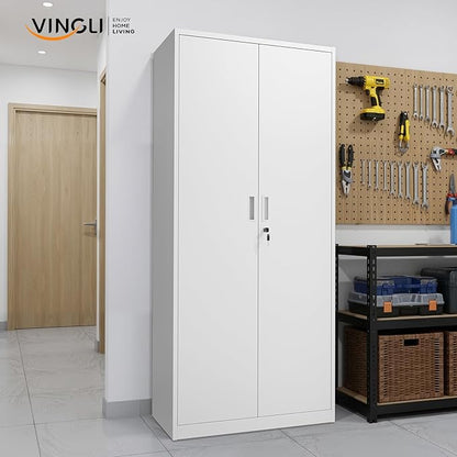 VINGLI Metal Garage Storage Cabinet - Image 9