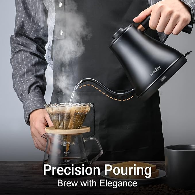 Mecity Electric Kettle Gooseneck Water Kettle Stainless Steel Tea Kettle Water - Image 3