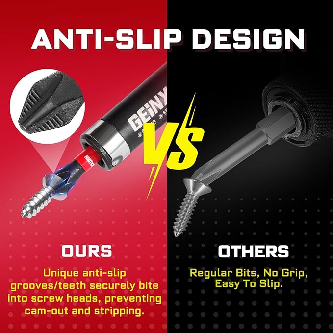 Impact Tough #2 Phillips 1 in. Anti-slip Head Insert Driver Bits - Image 4