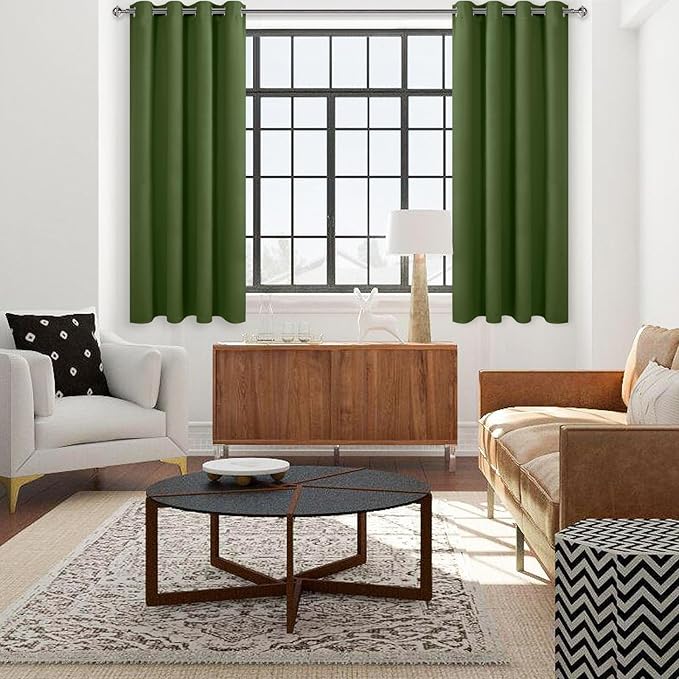DWCN Blackout Curtains for Living Room, Room Drakening Curtains for Bedroom - Image 2