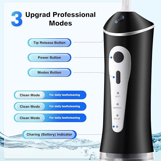 ZUAMEGURechargeable Water Flosser - Image 2