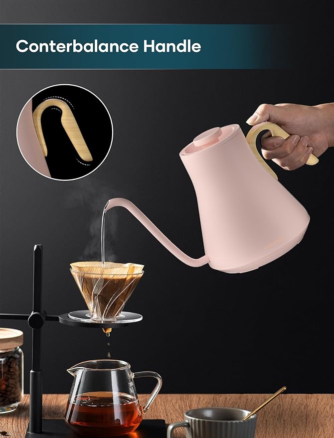 Electric Kettle, Gooseneck Electric Kettle, ±1℉ Precise Temperature Control - Image 2