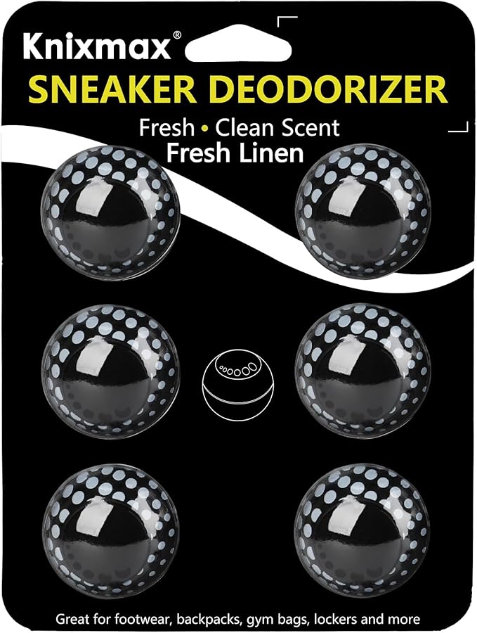Knixmax Sneaker Deodorizer Shoe Freshener Balls, Gym Bags Lockers Car Air - Image 9