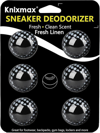 Knixmax Sneaker Deodorizer Shoe Freshener Balls, Gym Bags Lockers Car Air - Image 9