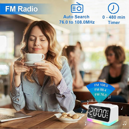 JALL Digital Alarm Clock with FM Radio - Image 3