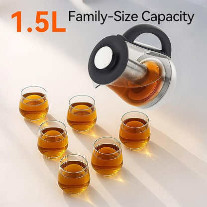 Electric Kettle With Infuser, 1.5L Electric Tea Kettle With Temperature Control - Image 7