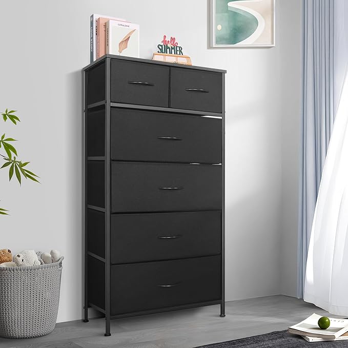 Mifuro Tall Dresser for Bedroom, Vertical Storage Organizer Tower - Image 2