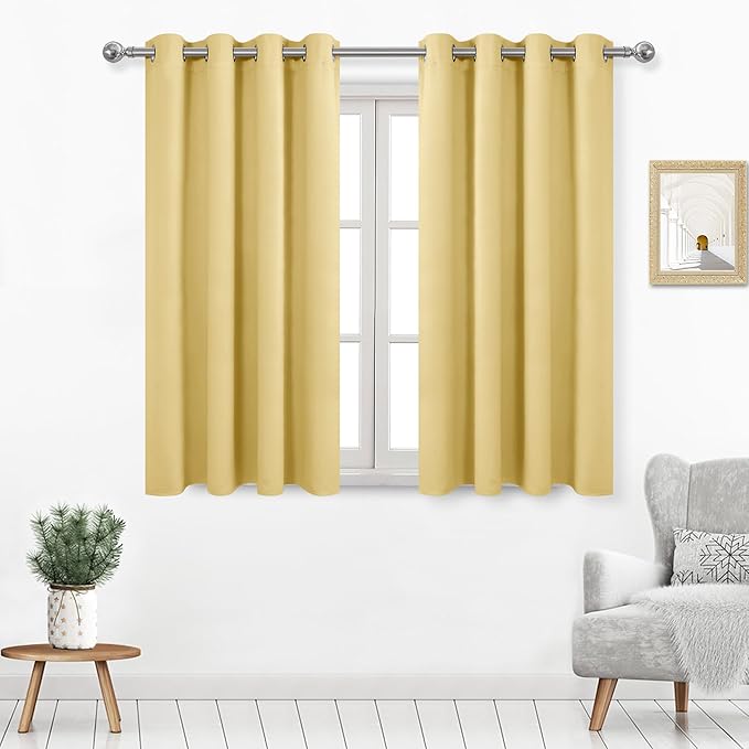 DWCN Blackout Curtains for Living Room, Room Drakening Drapes for Bedroom by DWCN