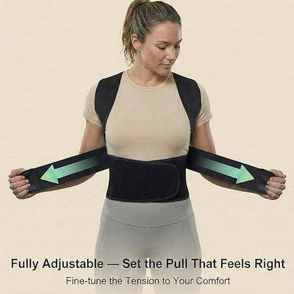 Full Back Posture Corrector for Women & Men – Pull-Back System Posture Brace – - Image 5