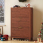 Shoe Cabinet Storage for Entryway, Fluted Shoe Cabinet by YomiluveDesign