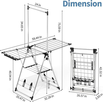APEXCHASER Clothes Drying Rack - Image 6