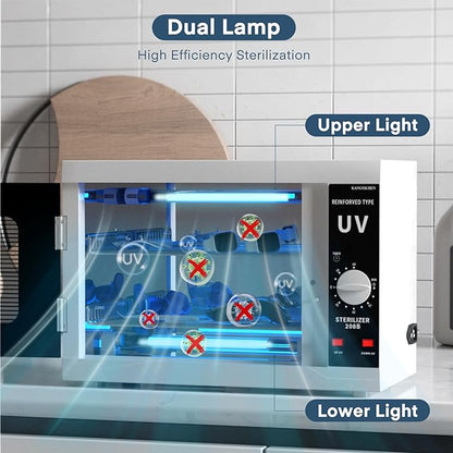 Yofuly Dual Lamp Sterilizer, 12L Large Sterilizer - Image 2