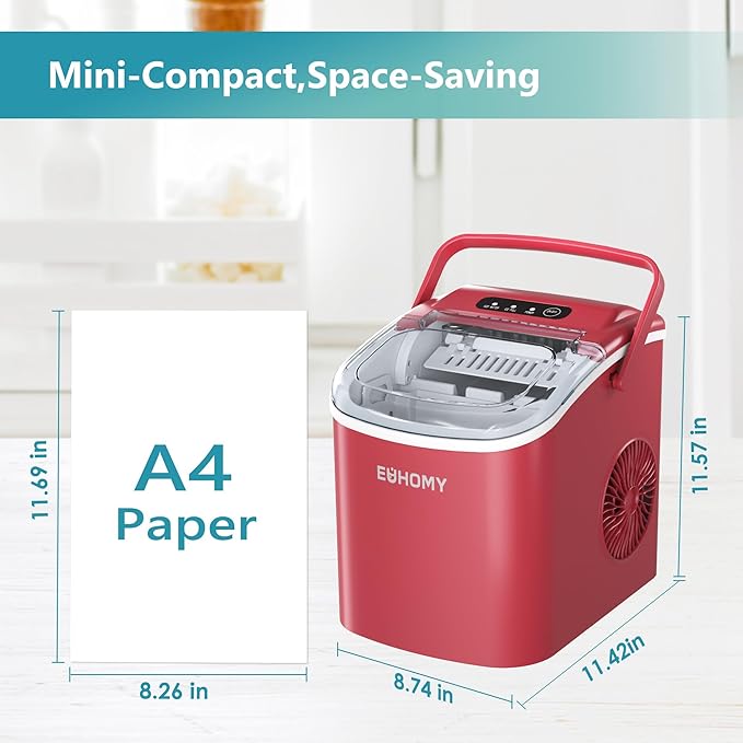 EUHOMY Countertop Ice Maker Machine - Image 8