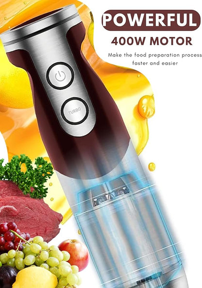MegaWise Pro Titanium Reinforced 5 in1 Immersion Hand Blender, Powerful - Image 3