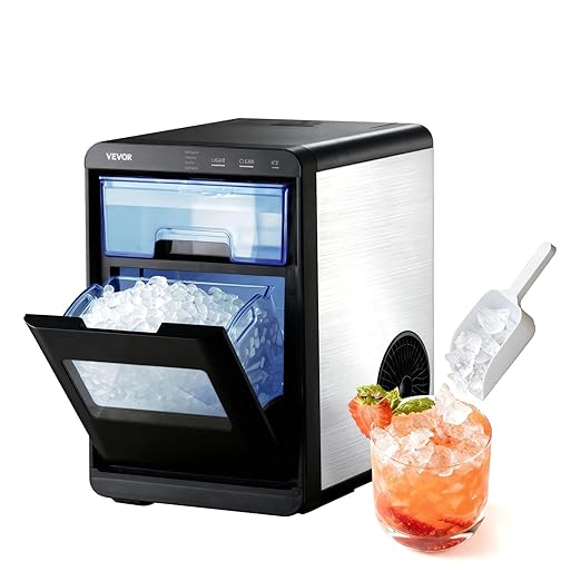 VEVOR Countertop Ice Maker, 44 lbs per Day, Self-Cleaning Portable Machine by VEVOR