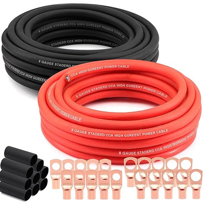 8 Gauge Wire Copper Clad Aluminum CCA by Tuijodaix