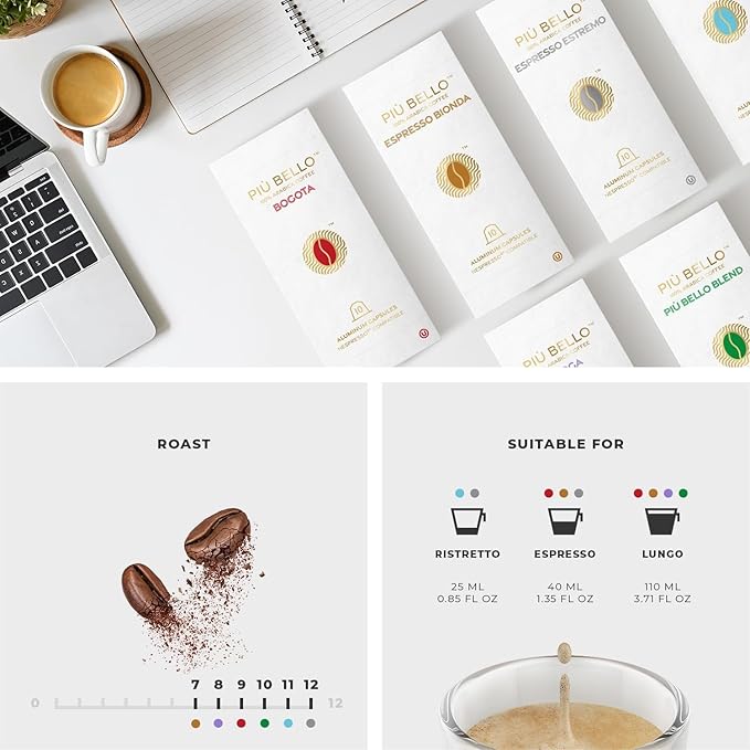 Piu Bello Espresso Coffee Pods – Variety Pack - Image 3