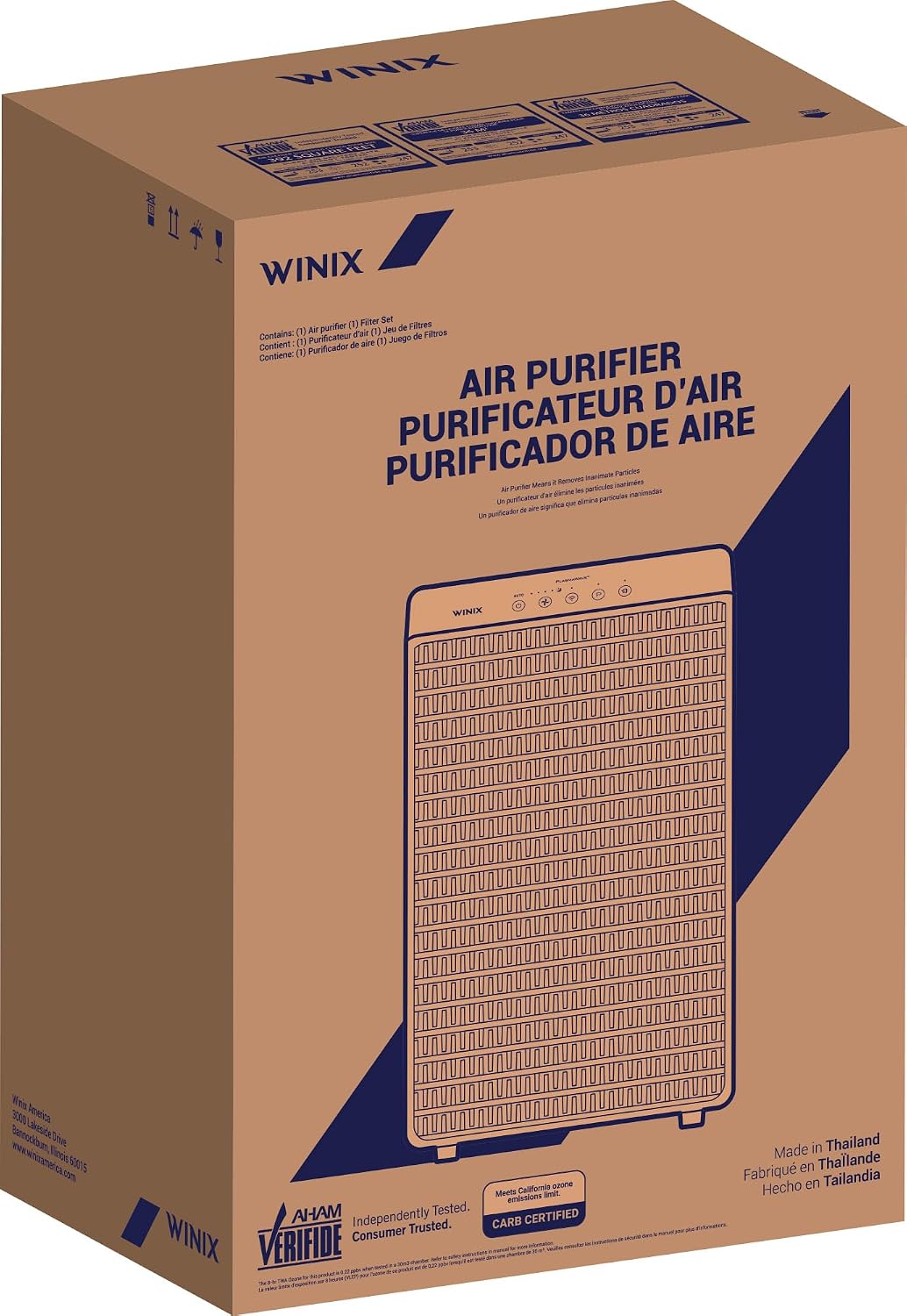 winix 5520 air purifier for home large room, view 13