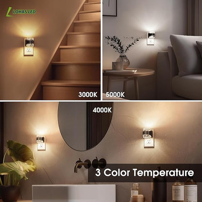 L LOHAS LED Night Light, Bubble Night Lights Plug into Wall, 3000K/4000k/5000K - Image 7