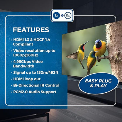 OREI HDMI Over Ethernet Extender - Image 8