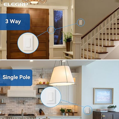 ELEGRP Dimmer Switch, Digital Dimmer Light Switch - Image 6