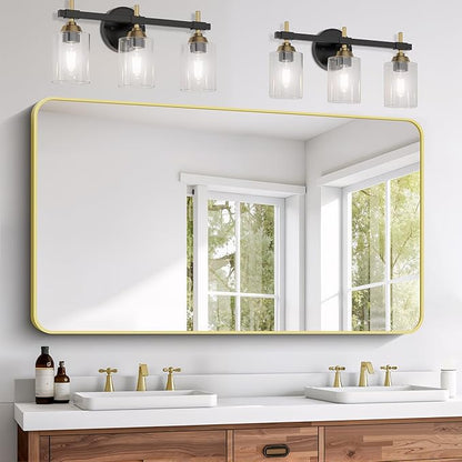 FORBATH 30x55 Inch Gold Bathroom Mirror by FORBATH