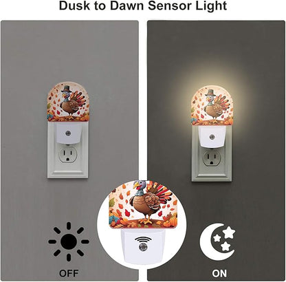 sndheke Cute Cartoon Turkey Night Light - Image 3