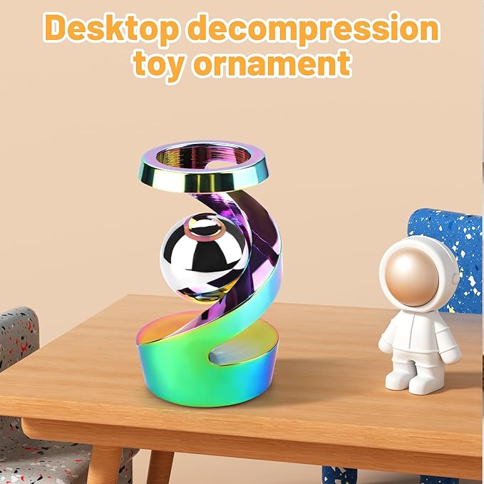 Fidget Toys Adult, Kinetic Spinning Desk Toy, Kinetic Optical Illusion Toys - Image 4