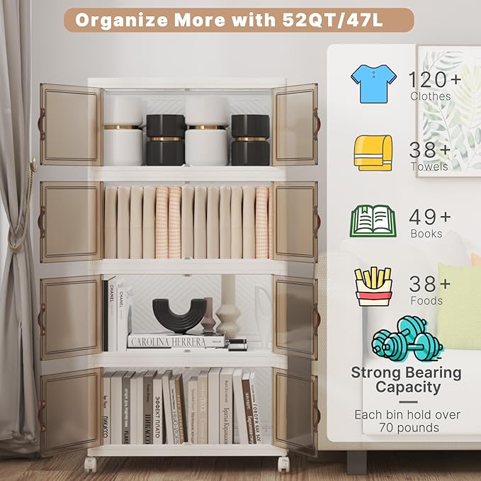 Extra Large Stackable Storage Bins - Image 4