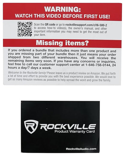 Rockville CL16-500-2 16 AWG 500ft Speaker Wire CL2 Rated In-Wall Ceiling - Image 4