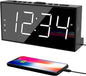 PPLEE Alarm Clock for Bedroom, 2 Alarms Loud LED Big Display Plug in Simple by PPLEE