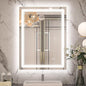 Keonjinn LED Mirror 24 x 32 Inch, Lighted Bathroom Vanity Mirror by Keonjinn
