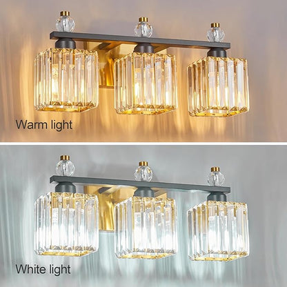 FDPBY 3-Light Modern Crystal Vanity Light - Image 2