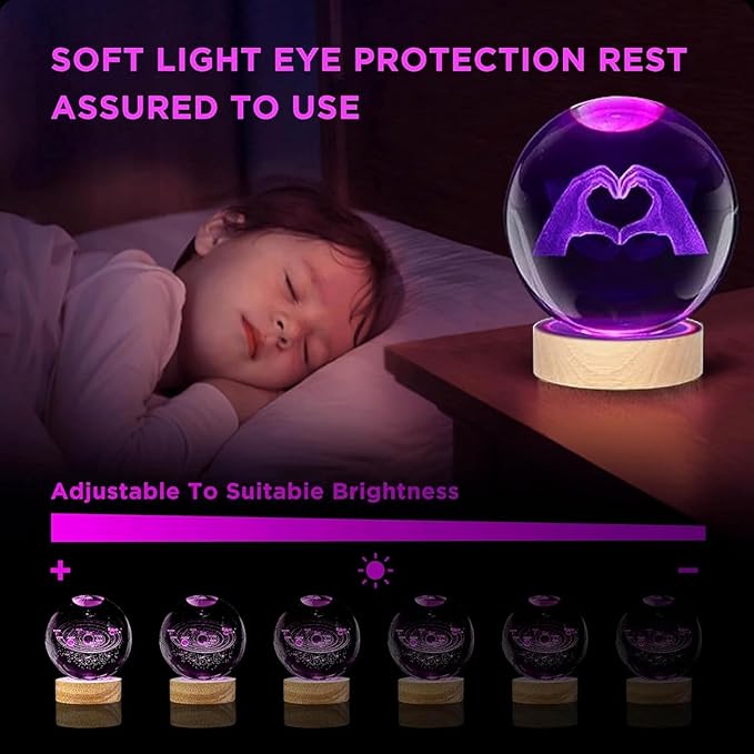 Kopesmsy 3D TayTay Gifts, Cute TS Girl Night Light, 3.15-inch Heart-Shaped - Image 4